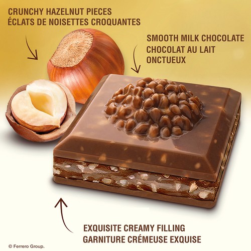 Ferrero Canada Milk Chocolate Tablet Bar Milk Hazelnut 90 g