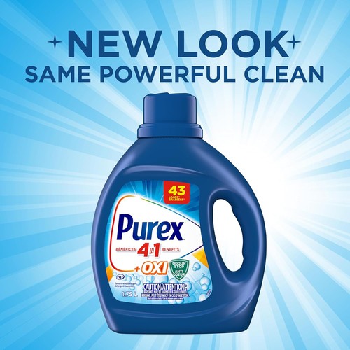 Purex 4 in 1 + Oxi Concentrated Detergent 1.75 L
