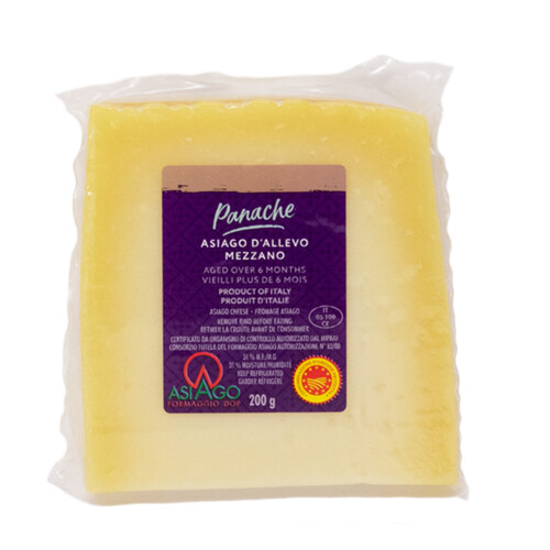 Panache Asiago D'Allevo Mezzano Cheese 200 g