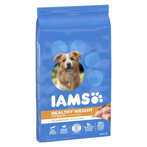 IAMS Adult Healthy Weight Control Dry Dog Food Real Chicken 6.8 kg