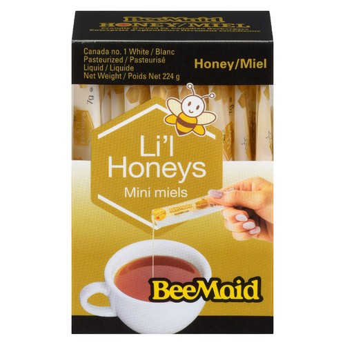 BeeMaid Lil Liquid Packet Honey White Pasteurized 224 g