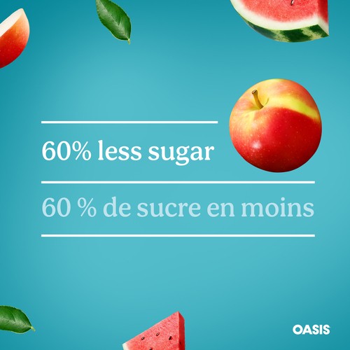 Oasis Hydrafruit Juice Boxes Watermelon Apple 8 x 200 ml