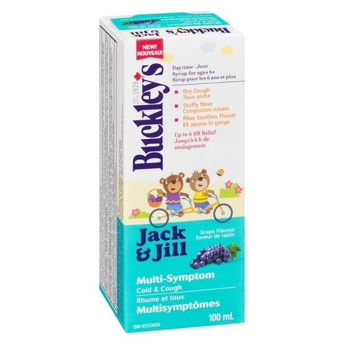 Buckley's Jack & Jill Cold And Cough Syrup Multi-Symptom 100 ml