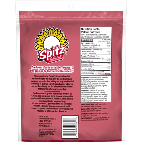 Spitz Sunflower Seeds Smoky BBQ Flavour 210 g