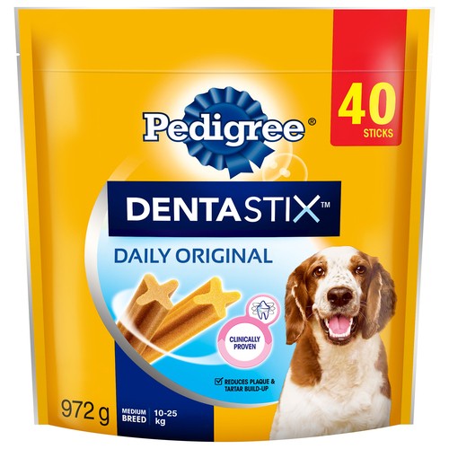 Pedigree Dentastix Oral Care Medium Adult Dog Treats Original 972 g