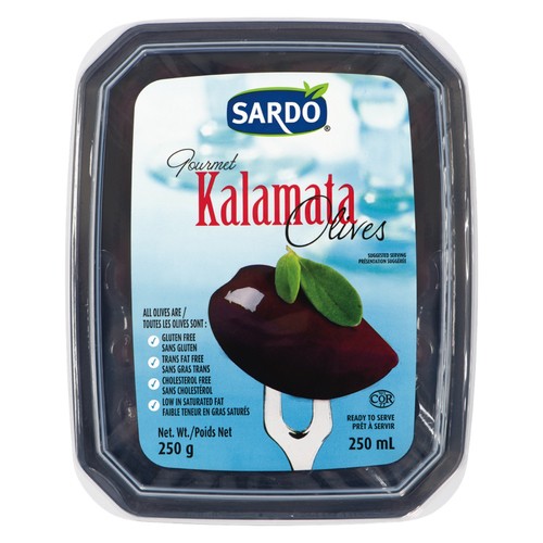 Sardo Sliced Kalamata Olives 250 ml