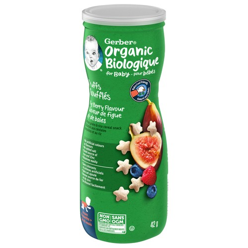 Gerber Organic Puffs Fig Berry Baby Snacks 42 g