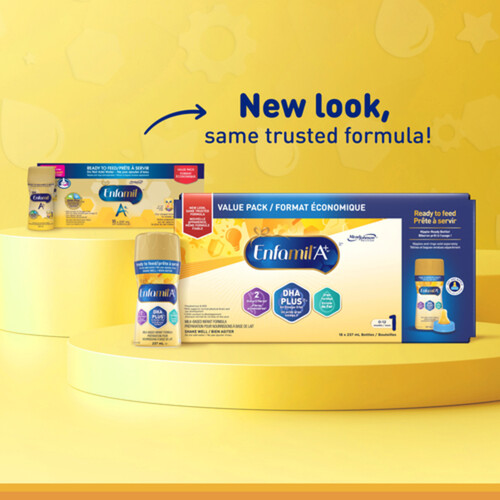 Enfamil A+ Ready to Feed Infant Formula 18 x 237 ml