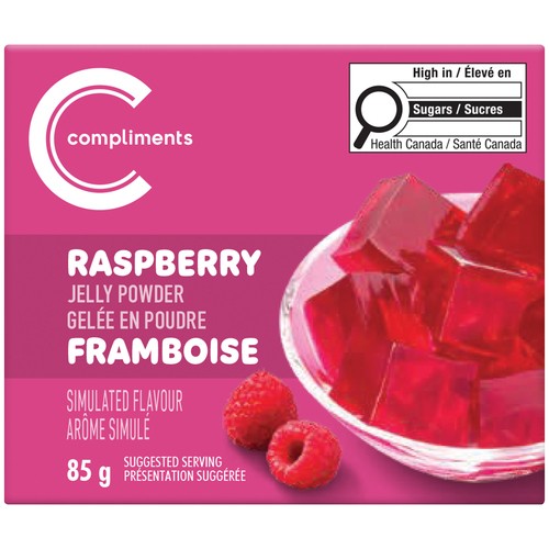 Compliments Jelly Powder Raspberry 85 g