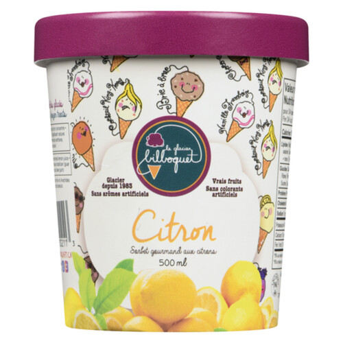 Bilbo Citron Sorbet 500 ml