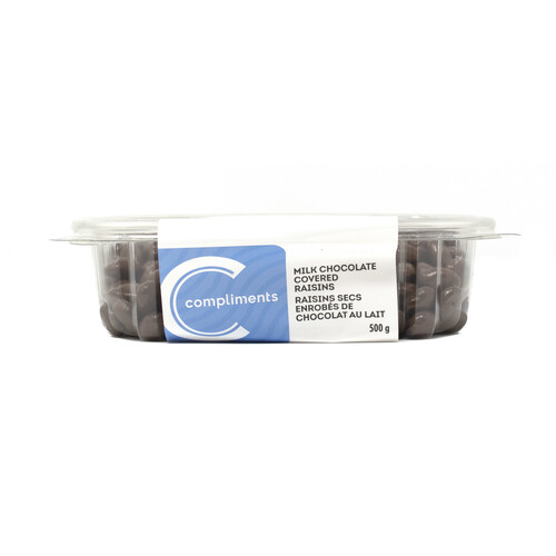 Compliments Chocolate Covered Raisins 500 g