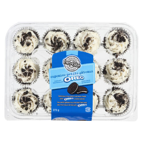 Two Bite Mini Cupcakes Oreo 12 Pack 273 g