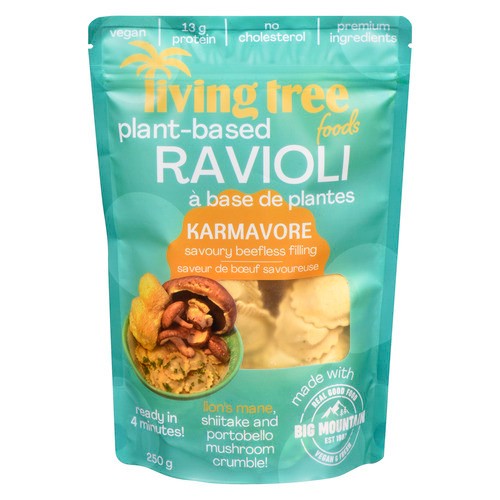 Living Tree Foods Plant Based Ravioli Karmavore 250 g