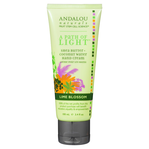 Andalou Naturals Hand Cream Lime Blossom 100 ml