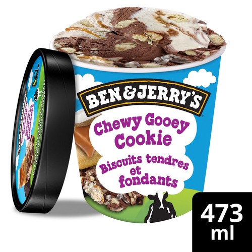 Ben & Jerry's Ice Cream Chewy Gooey Cookie 473 ml