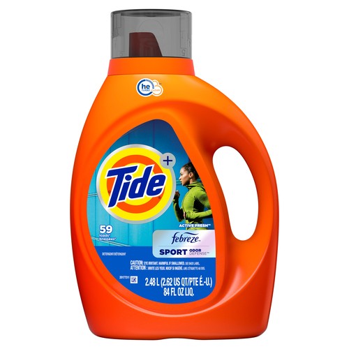 Tide Liquid Laundry Detergent Sport With Febreze 2.48 L