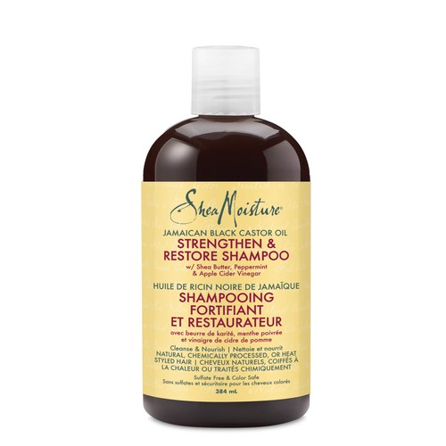 Shea Moisture Shampoo Strengthen Jamaican Black Castrol Oil 384 ml