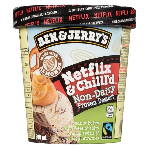 Ben & Jerry's Non-Dairy Ice Cream Netflix & Chill 500 ml