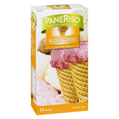 Pane Riso Always Gluten-Free Sugar Cones 12 Pack 132 g