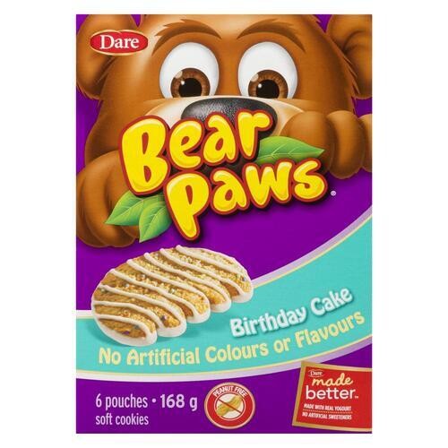 Dare Bear Paws Peanut-Free Cookies Birthday Cake 168 g