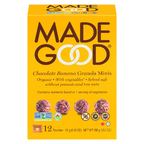 MadeGood Organic Granola Minis Chocolate Banana 288 g