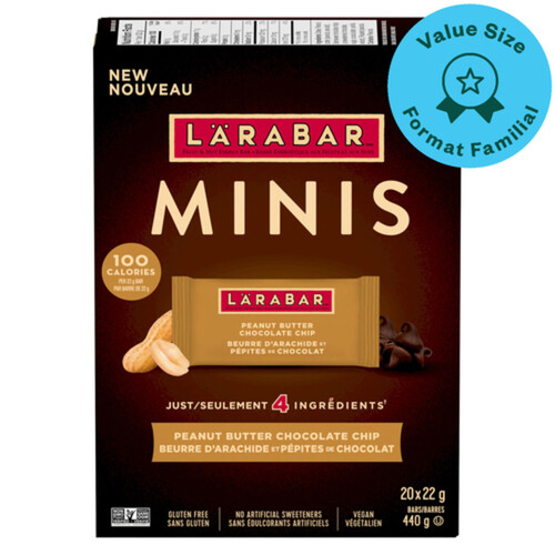 Larabar Minis Peanut Butter Chocolate Chip 440 g