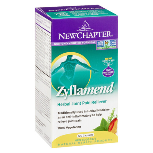 New Chapter Zyflamend Herbal Joint Pain Reliever 120 Capsules Voilà