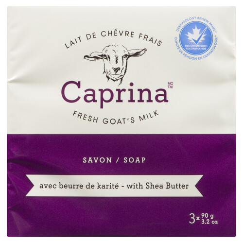 Caprina Shea Butter Goat's Milk Soap 3 Pack 270 g