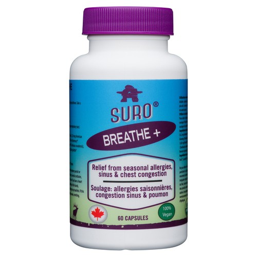 Suro Vegan Breathe Plus Capsules 60 Count