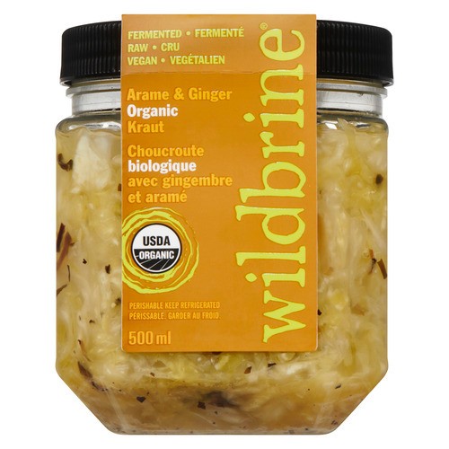 Wildbrine Organic Kraut Arame & Ginger 500 g