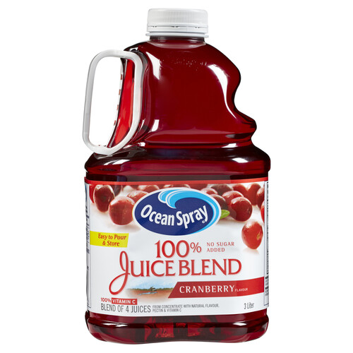 Ocean Spray No Sugar Added Juice Blend Cranberry 3 L