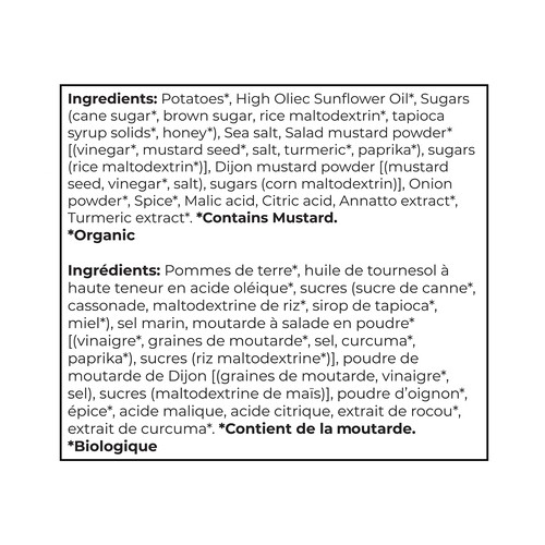 Humble Organic Potato Chips Hot Honey Mustard 135 g
