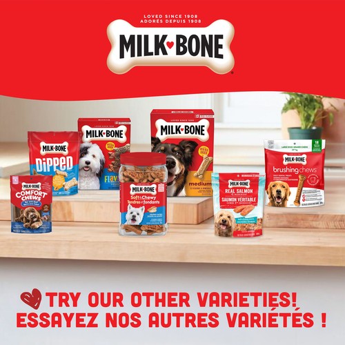 Milk-Bone Dog Treats 12 Vitamins & Minerals Soft & Chewy Chicken Drumsticks 708 g