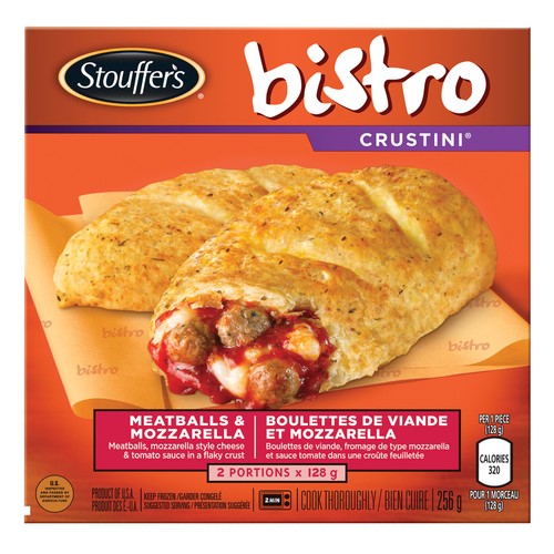 Stouffer's Frozen Bistro Meatball Crustini 256 g