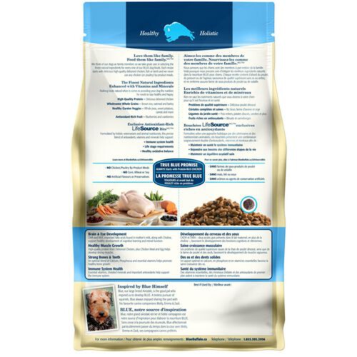 Blue Buffalo Dry Dog Food Puppy Life Protection Formula Chicken & Brown Rice 2.2 kg