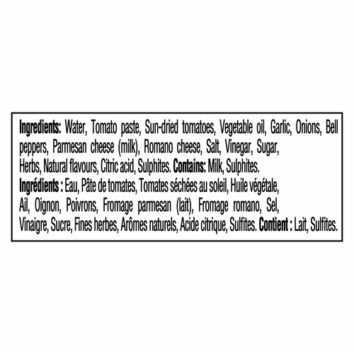 Classico Pesto Sun Dried Tomato 218 ml