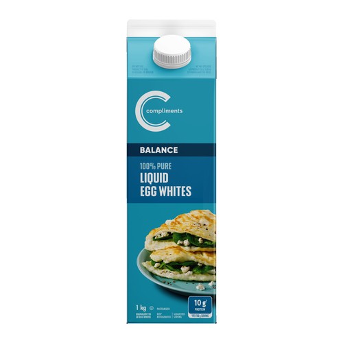 Compliments Balance Liquid Egg Whites 100% Pure 1 kg