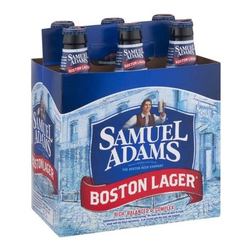 Sam Adams Beer Boston Lager 6 x 355 ml (bottles)
