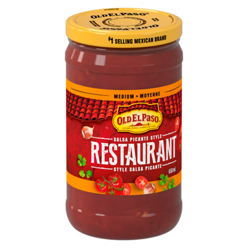 Old El Paso Salsa Picante Style Restaurant Medium 650 ml