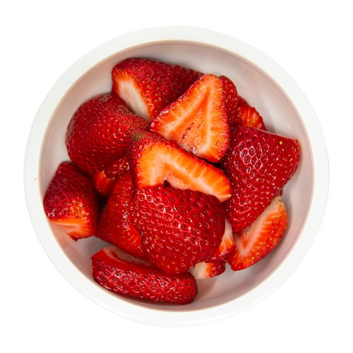 Strawberries Cut Medium