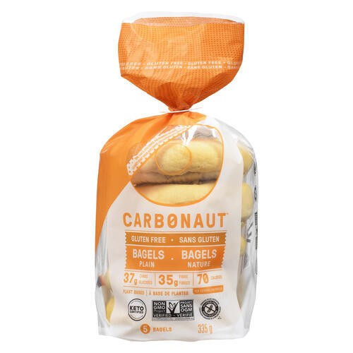 Carbonaut Gluten-Free Bagel Plain 335 g (frozen)