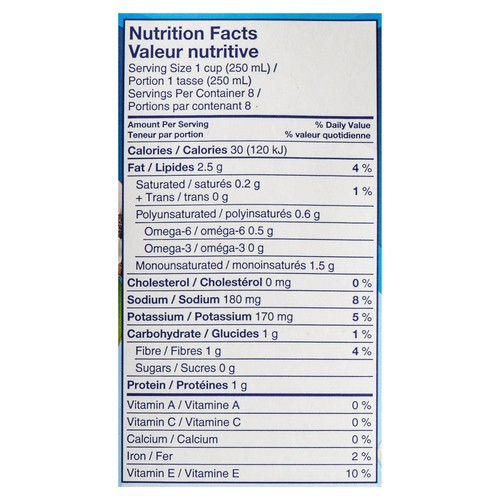 Blue Diamond Non Dairy Almond Breeze Unsweetened Vanilla 1.89 L