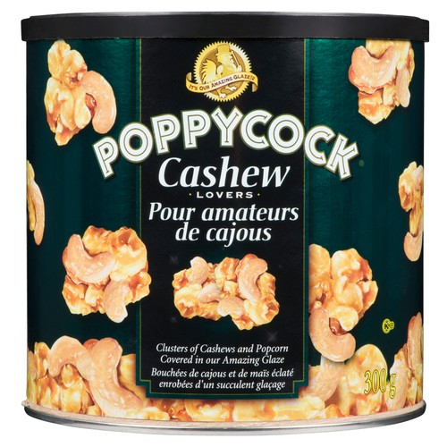 Poppy Cock Lovers Canister Cashew 300 G