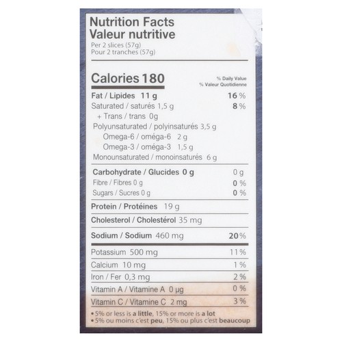 Vasco & Co Frozen Smoked Atlantic Salmon 300 g