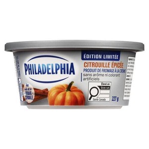 Philadelphia Produit de Fromage à la Crème Édition Limitée citrouille épicée 227 g