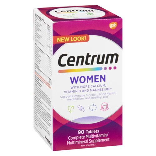 Centrum Complete Multivitamins For Women Tablets 90 Count