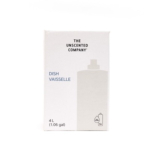 The Unscented Company Liquid Dish Soap Refill Box 4 L