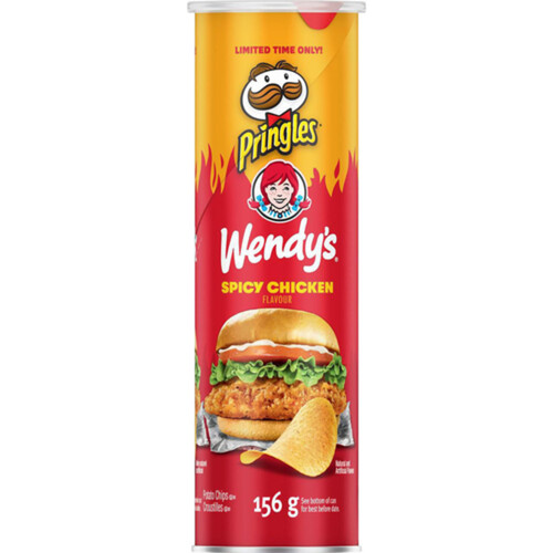 Pringles Potato Chips Wendy's Spicy Chicken 156 g