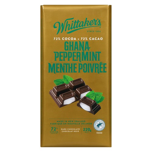 Whittaker's Dark Chocolate Ghana Peppermint 220 g