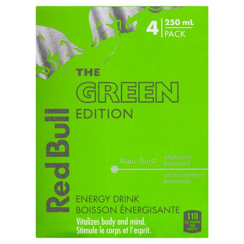 Red Bull Energy Drink Green Edition Kiwi Twist 4 x 250 ml (can)